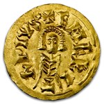 Visigoths Gold Tremissis Sisebut (612-621 AD) MS-64 NGC