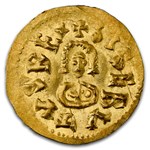 Visigoths Gold Tremissis Sisebut (612-621 AD) MS-65 NGC