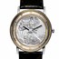 Walking Liberty 1/10 oz Silver Leather Band Watch