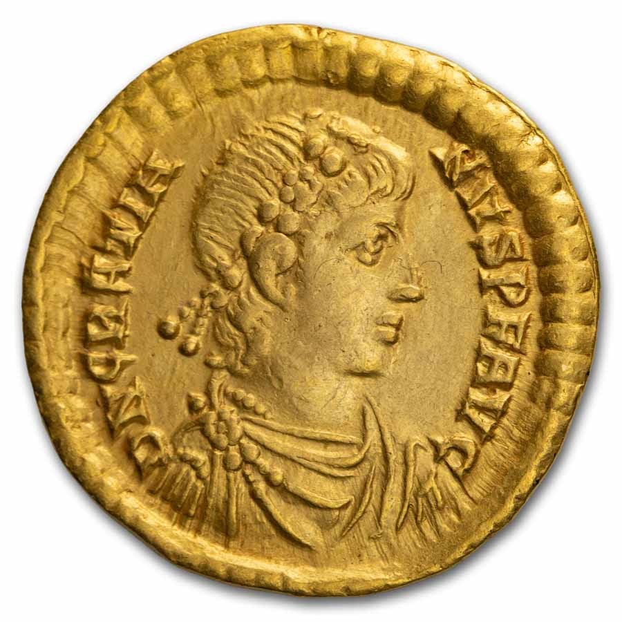 Buy 367-383 AD Western Roman Gold Solidus Gratian XF | APMEX