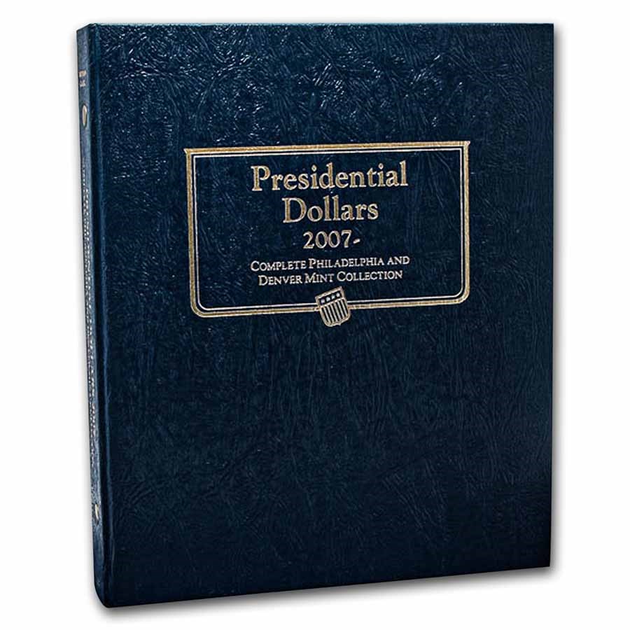 Whitman Coin Album #2227 - Presidential Dollars P&D Mint Mark