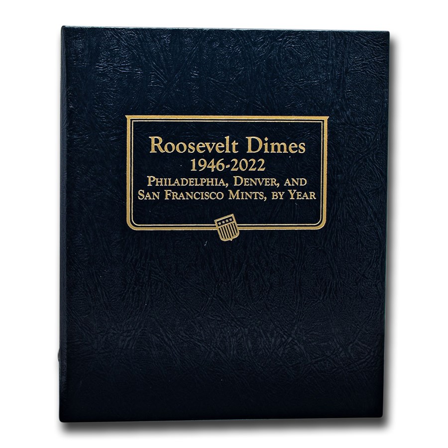Whitman Coin Album #3394 - Roosevelt Dimes 1946-2022