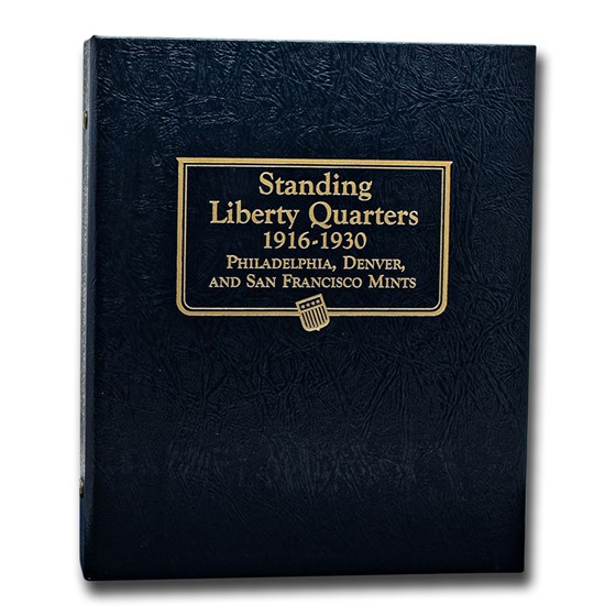 Whitman Coin Album #9121 - Liberty Standing Quarters 1916-1930