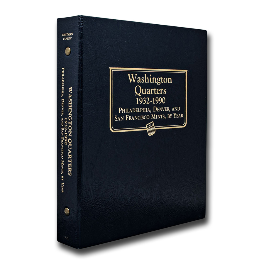 Whitman Classic Quarters Album Blank Page – 22 Openings, Refill Page