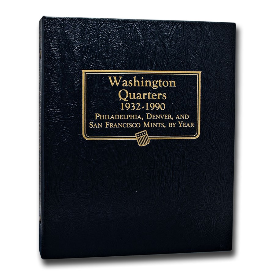 Whitman Coin Album #9122 - Washington Quarters 1932-1990