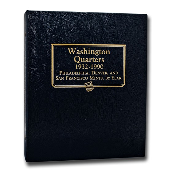 Whitman Coin Album #9122 - Washington Quarters 1932-1990 Whitman Coin Album #9122 - Washington Quarters 1932-1990