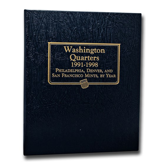 Whitman Coin Album #9123 - Washington Quarter 1991-1998 Whitman Coin Album #9123 - Washington Quarter 1991-1998