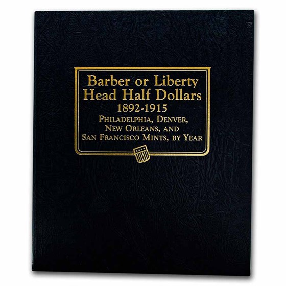 Whitman Coin Album #9124 - Barber Half Dollars 1892-1915 Whitman Coin Album #9124 - Barber Half Dollars 1892-1915
