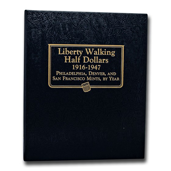 Whitman Coin Album #9125 - Liberty Walking Halves 1916-1947