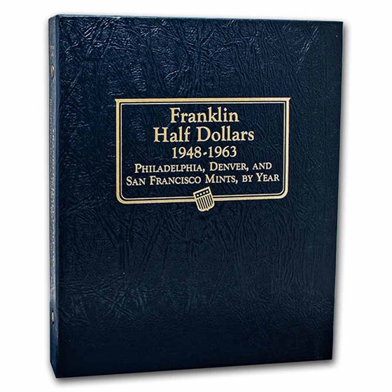 Whitman Coin Album #9126 - Franklin Half Dollars 1948-1963 Whitman Coin Album #9126 - Franklin Half Dollars 1948-1963