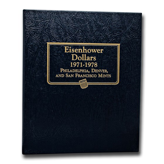 Whitman Coin Album #9131 - Eisenhower Dollars 1971-1978