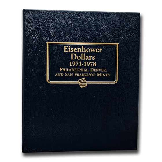Whitman Coin Album #9131 - Eisenhower Dollars 1971-1978 Whitman Coin Album #9131 - Eisenhower Dollars 1971-1978