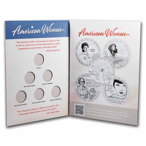 Buy Whitman Folder 4988 American Women Quarters 2022 2025 APMEX