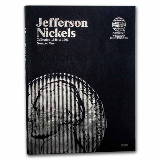 Whitman Folder #9009 -Jefferson Nickels 1938-1961 Whitman Folder #9009 -Jefferson Nickels 1938-1961