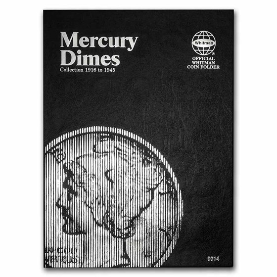 Whitman Folder #9014 - Mercury Dimes 1916-1945