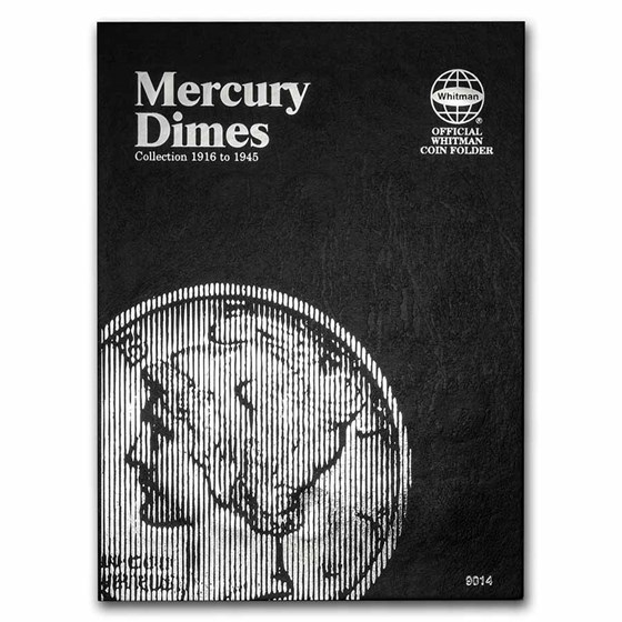 Whitman Folder #9014 - Mercury Dimes 1916-1945 Whitman Folder #9014 - Mercury Dimes 1916-1945