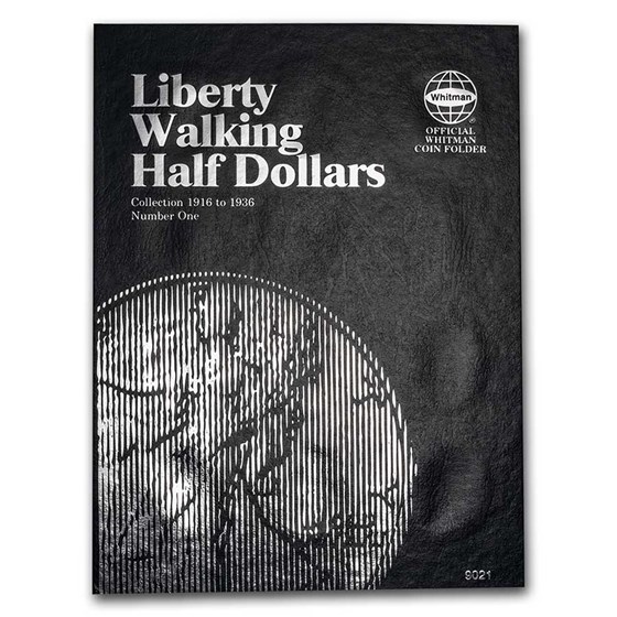 Whitman Folder #9021 - Liberty Walking Half Dollars #1 -1916-1936 Whitman Folder #9021 - Liberty Walking Half Dollars #1 -1916-1936