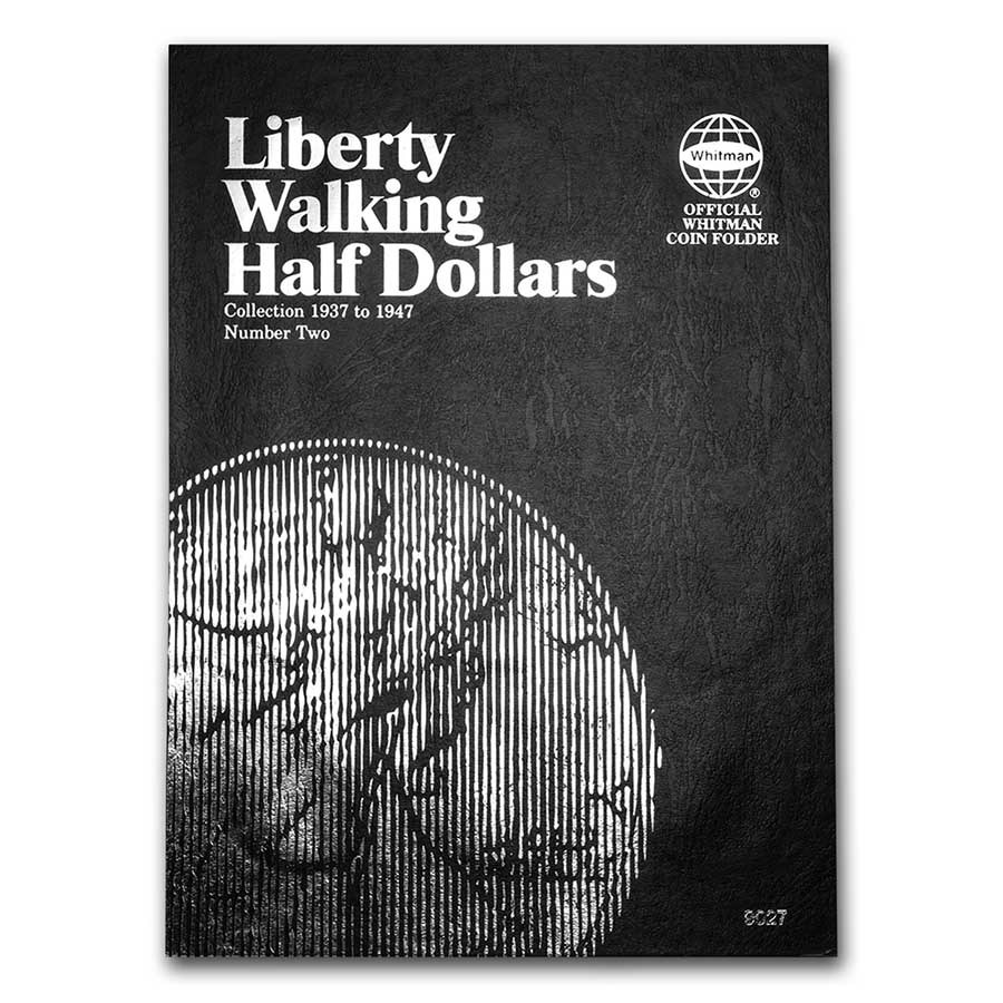 Whitman Folder #9027 -Liberty Walking Half Dollars #2 - 1937-1947