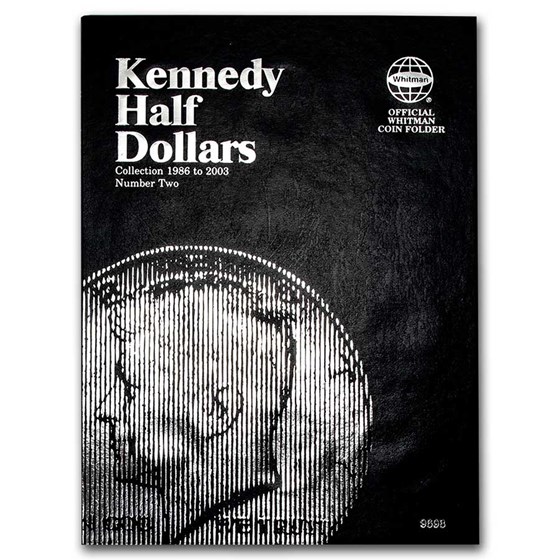 Whitman Folder #9698 - Kennedy Half Dollars #2 - 1986-2003