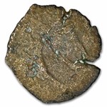 Widow's Mite from Jerusalem w/ COA (103-76 BC)