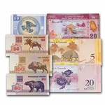 Wildlife Notes from Around the World 8-Banknote Set