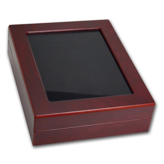 Buy Wooden Box Glass-Top Presentation Box - Large Slab (NGC) | APMEX