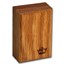 Wooden Gift Box for 2 oz Hand Poured Silver Skull