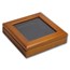Wooden Glass Top Single Slab Gift Box - NGC or PCGS