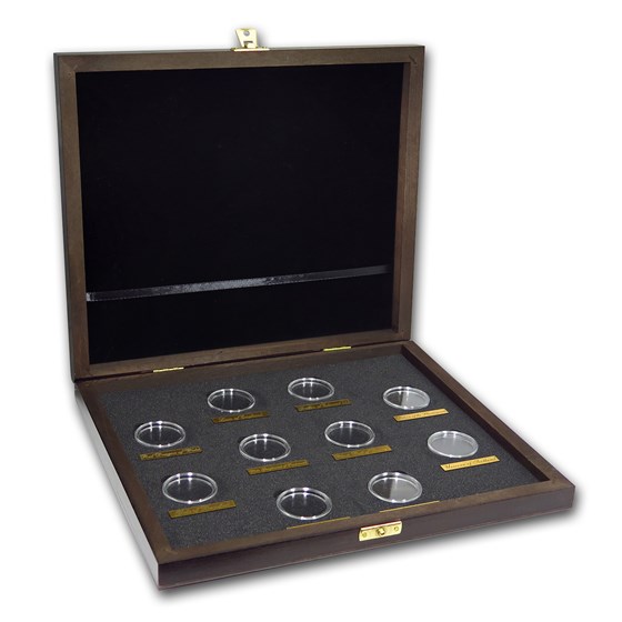 Wooden Presentation Box - GB 1 oz AU/PT Queen's Beasts Series Wooden Presentation Box - GB 1 oz AU/PT Queen's Beasts Series