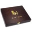 Wooden Presentation Box - GB 1 oz AU/PT Queen's Beasts Series
