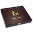 Wooden Presentation Box - GB 2 oz Silver Queen's Beasts Series