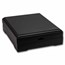 Wooden Slab Storage Box - Single Slab (Matte Black)