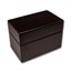 Wooden Slab Storage Box - Ten Slab (Dark Mahogany)