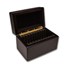 Wooden Slab Storage Box - Ten Slab (Dark Mahogany)