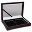 Wooden Slab Storage Box - Two Slab (Dark Mahogany)
