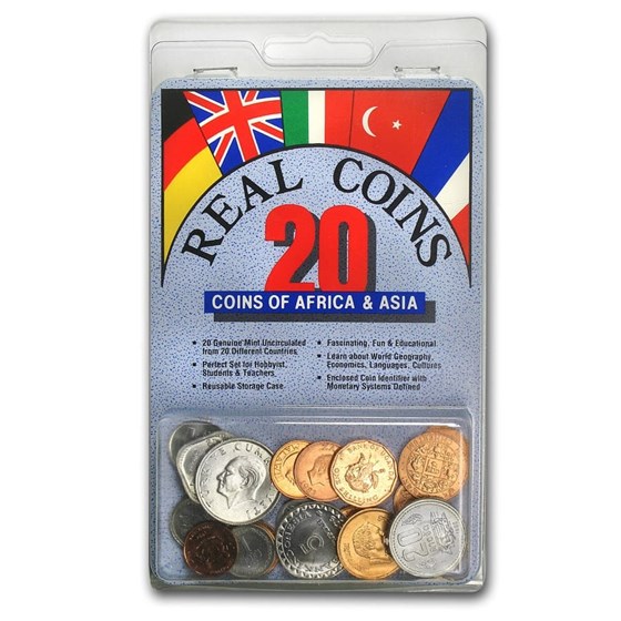 World Set 20-Coins of Africa and Asia World Set 20-Coins of Africa and Asia
