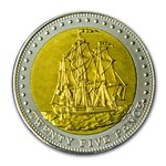 World Ship Collection 12 Coins from Around the World