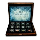World Ship Collection 12 Coins from Around the World