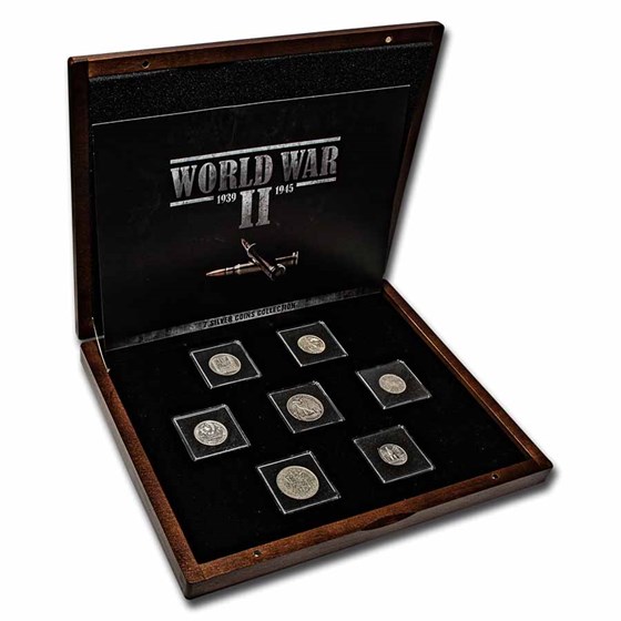 World War II Silver 7-Coin Presentation Set World War II Silver 7-Coin Presentation Set