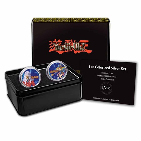 Buy Yu-Gi-Oh! Silver Set 2022 Max/Dark Magician Girl | APMEX Buy Yu-Gi-Oh! Silver Set 2022 Max/Dark Magician Girl | APMEX